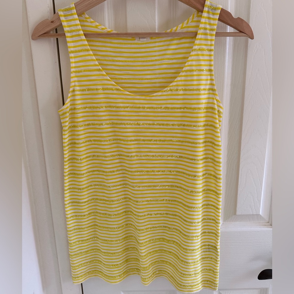Women’s Jcrew sequins striped tank